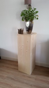 zuil pilaar steigerhout