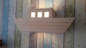 wandlamp steigerhout boot