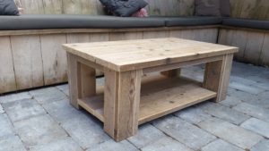Salontafel gebruikt steigerhout