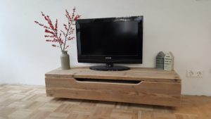 TV meubel gebruikt steigerhout