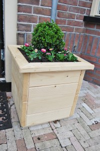 Plantenbak nieuw steigerhout