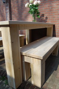 Tuinset nieuw steigerhout