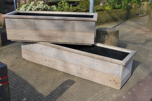 Plantenbak nieuw steigerhout