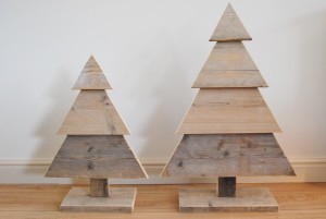 kerstboom gebruikt steigerhout