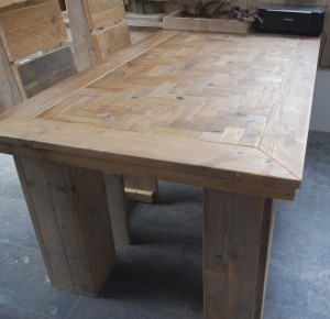 Tafel gebruikt steigerhout Tafel gebruikt steigerhout