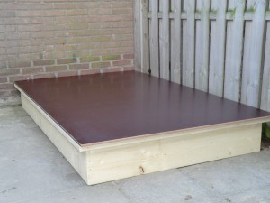 Zandbak steigerhout op maat