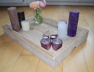 Dienblad oud / gebruikt steigerhout