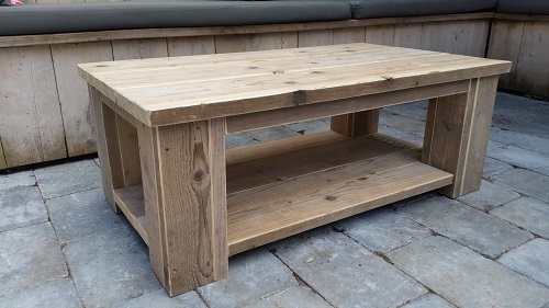 Tafels - salontafels steigerhout