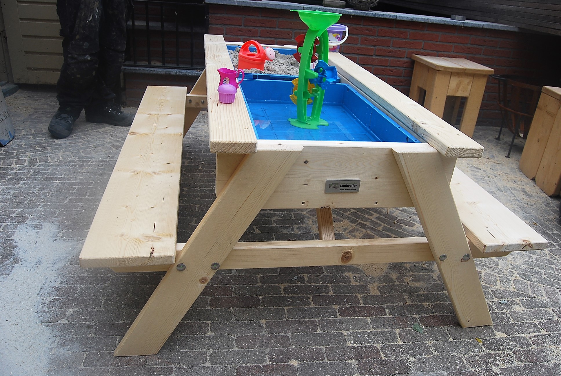 Zand- en ook in picknick - Lankreijer steigerhout